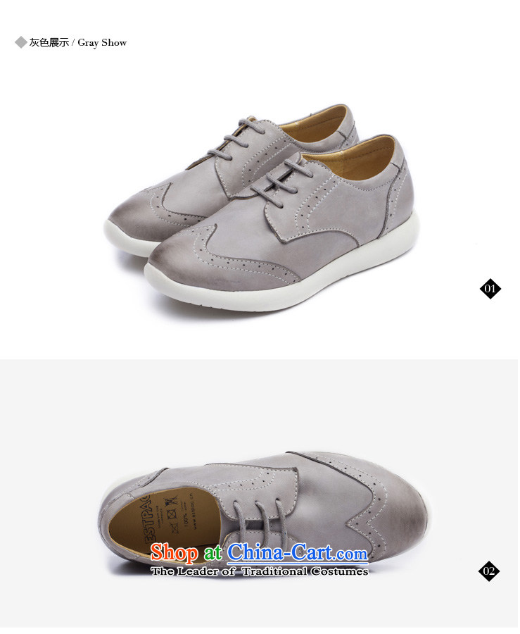 The Autumn Campaign Ibrahim single shoe England points with a leather shoes carved with flat Blok Oxford shoes Y02 ANTHURIAM 37 pictures, prices, brand platters! The elections are supplied in the national character of distribution, so action, buy now enjoy more preferential! As soon as possible.