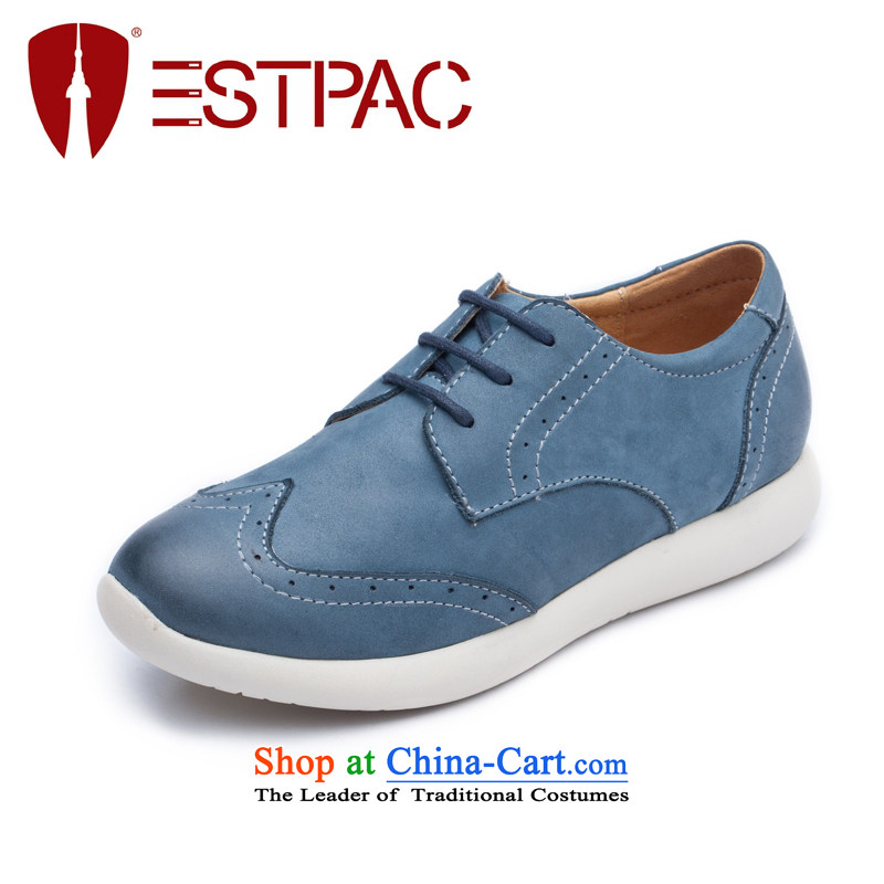 The Autumn Campaign Ibrahim single shoe England points with a leather shoes carved with flat Blok Oxford shoes Y02 ANTHURIAM 37, Ibrahim (estpac) , , , shopping on the Internet