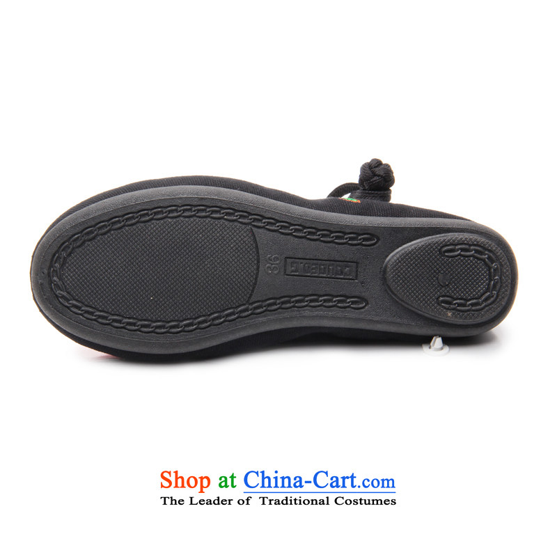 Step Fuk Cheung 2015 new soft, non-slip mother single shoe flat bottom clasps casual women shoes C-72 black 39-step Fuk Cheung shopping on the Internet has been pressed.