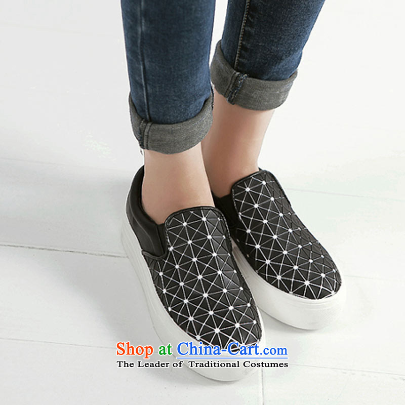 In the autumn of 2015, New Casual Shoes Western students then popular trendy and comfortable flat shoe black 40, met the happiness , , , shopping on the Internet
