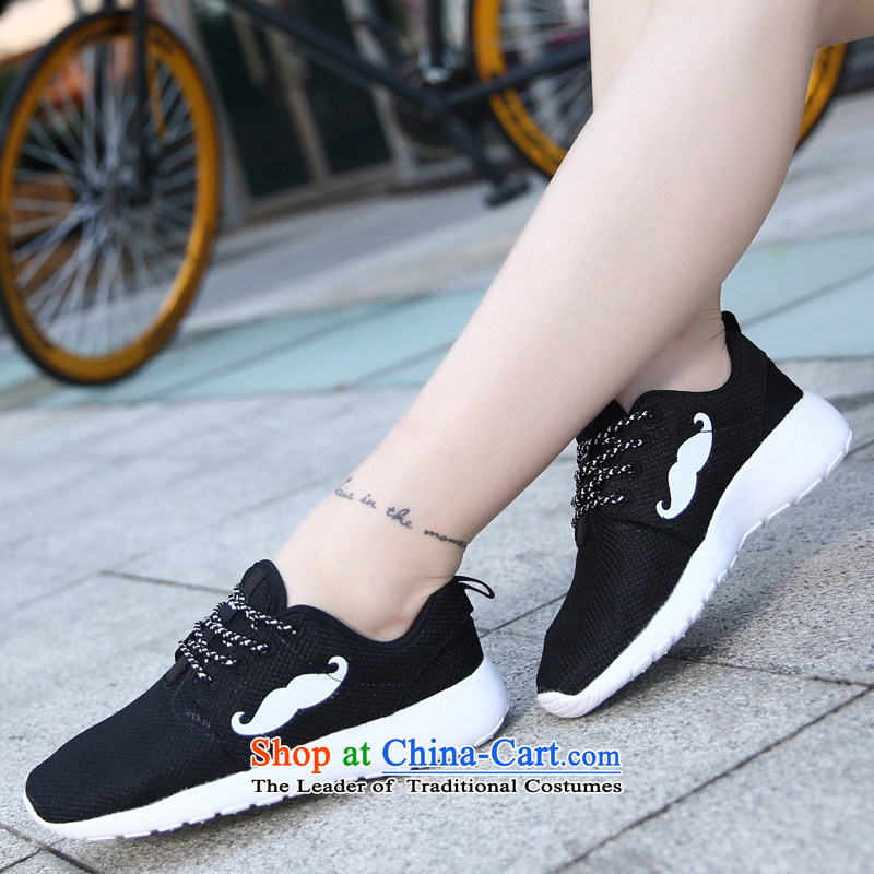 Yet the count of new products by 2015 Summer women shoes agan shoes, casual women shoes breathable mesh upper running shoe hip trendy fashion Wear lightweight package mail black39