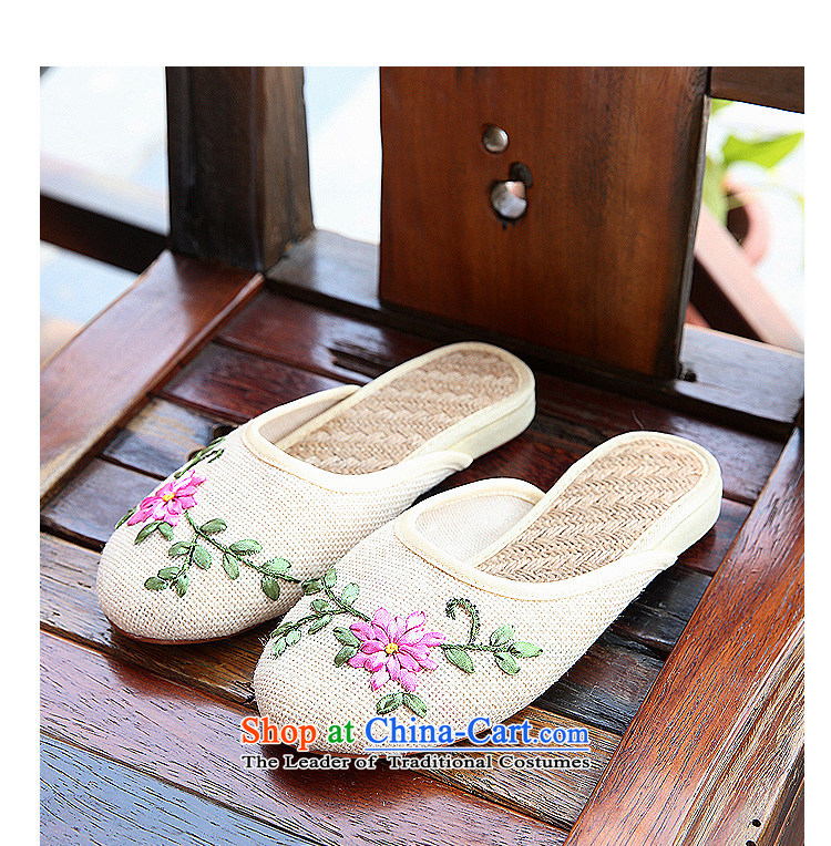 Chung Pavilion Old Beijing embroidered slippers slip linen beef tendon Bottom stay floor and sweat-wicking deodorants flax pad Y-107 beige 39 pictures, prices, brand platters! The elections are supplied in the national character of distribution, so action, buy now enjoy more preferential! As soon as possible.