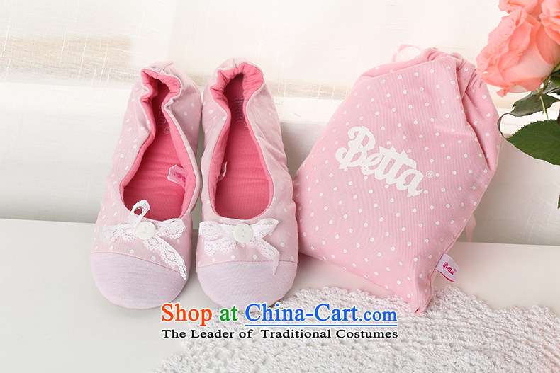 Betta home during the spring and autumn home cotton shoes, lint-free cloth shoes . The ground flat bottom indoor slippers pink cotton flooring silent 36/67 picture, prices, brand platters! The elections are supplied in the national character of distribution, so action, buy now enjoy more preferential! As soon as possible.