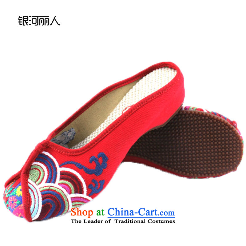 Mesh upper with genuine old Beijing increased women's shoe nation of wind characteristics slippers embroidered shoes summer 1831, 1831 red 37, Slippers Yong-sung Hennessy Road , , , shopping on the Internet