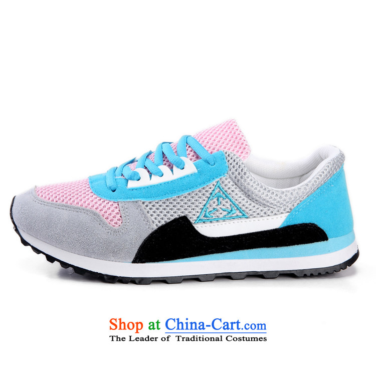 Mesh upper with old Beijing spring and summer new women's single shoe breathable engraving female Internet shoes, casual women shoes walking motion shoes shoe drive light blue 38 pictures, prices, brand platters! The elections are supplied in the national character of distribution, so action, buy now enjoy more preferential! As soon as possible.