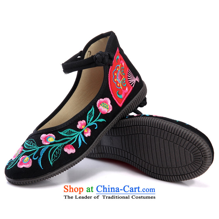 In spring and summer 2015 new ethnic embroidered shoes of Old Beijing mesh upper hasp female single black shoes stylish mesh upper picture 38, prices, brand platters! The elections are supplied in the national character of distribution, so action, buy now enjoy more preferential! As soon as possible.