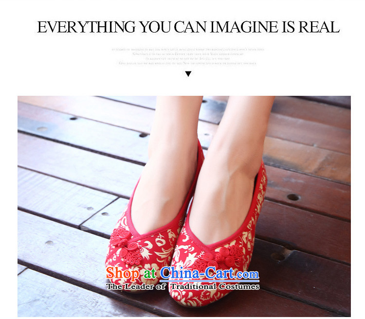 Chung Pavilion ethnic porcelain embroidered shoes linen shoes with mother-women shoes beef tendon Backplane Backplane A-510 reap big reap red 38 pictures, prices, brand platters! The elections are supplied in the national character of distribution, so action, buy now enjoy more preferential! As soon as possible.