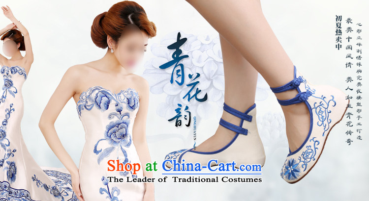 Genuine Old Beijing mesh upper couture embroidered shoes porcelain women shoes increased within square dancing shoes 0003 0028 Blue 36 pictures, prices, brand platters! The elections are supplied in the national character of distribution, so action, buy now enjoy more preferential! As soon as possible.