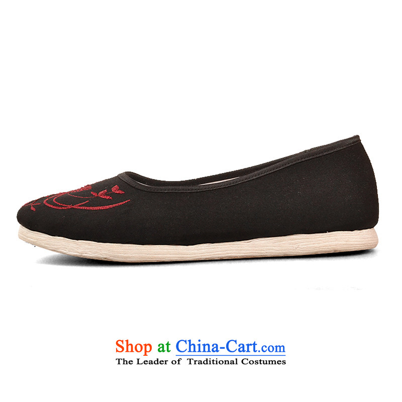 Fu Tai Yan Old Beijing mesh upper female thousands of ethnic manually bottom mesh upper mother shoe thousands of the big sea$ 35 safflower Fu Tai Yan Shopping on the Internet has been pressed.