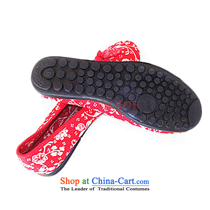 Is small and the ethnic Red flat bottom mesh upper tray snap-clouds marriage shoes dress shoes port CXY26 red 36, is small-mi (LOVELY BEAUTY , , , shopping on the Internet