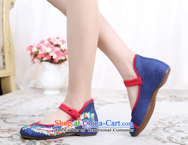 Dan Jie Shi 2015 Autumn new old Beijing mesh upper ethnic mother shoe embroidered shoes Plaza Dance Shoe Light port womens single shoes heel shoe-deduction slope women shoes red 37 pictures, prices, brand platters! The elections are supplied in the national character of distribution, so action, buy now enjoy more preferential! As soon as possible.