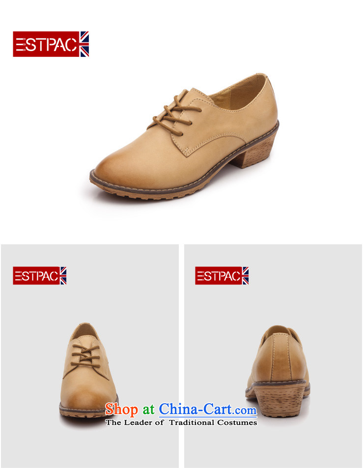 Ibrahim retro English lady's shoe leather tip wind Oxford shoes with leather lounge of rough with single women Z46 blue 36 pictures, prices, brand platters! The elections are supplied in the national character of distribution, so action, buy now enjoy more preferential! As soon as possible.
