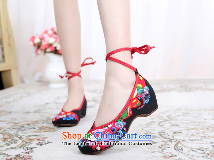 Oriental Kai Fei autumn 2015 new old Beijing mesh upper China wind band embroidered shoes butterfly flower lightweight mesh upper with tether ethnic embroidered shoes women shoes butterfly red flower 35 pictures, prices, brand platters! The elections are supplied in the national character of distribution, so action, buy now enjoy more preferential! As soon as possible.