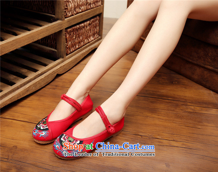 Mesh upper with old Beijing spring and summer embroidered shoes retro flat bottom of ethnic women shoes with soft, non-slip womens single shoe mesh upper m White 34 pictures, prices, brand platters! The elections are supplied in the national character of distribution, so action, buy now enjoy more preferential! As soon as possible.