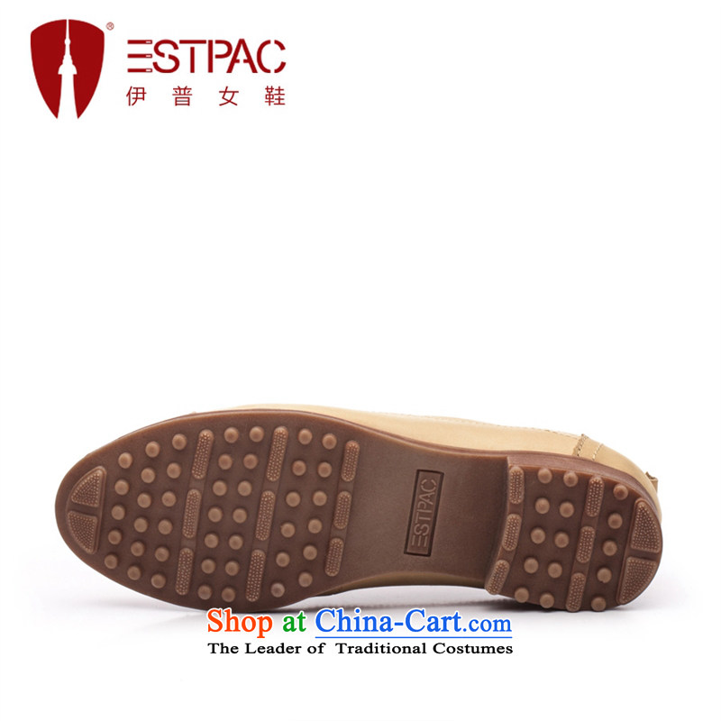 Ibrahim Fall leather shoe England deep flat with single point of shoes Blok tether leisure shoes D36 Purple 37, Oxford Ibrahim (estpac) , , , shopping on the Internet