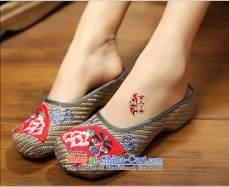 Putin has been Soo-new-spring and summer retro flax slippers ethnic embroidered slippers female slippers package mail linen old Beijing mesh upper women shoes Baotou slippers 1314-5 beige 36 pictures, prices, brand platters! The elections are supplied in the national character of distribution, so action, buy now enjoy more preferential! As soon as possible.