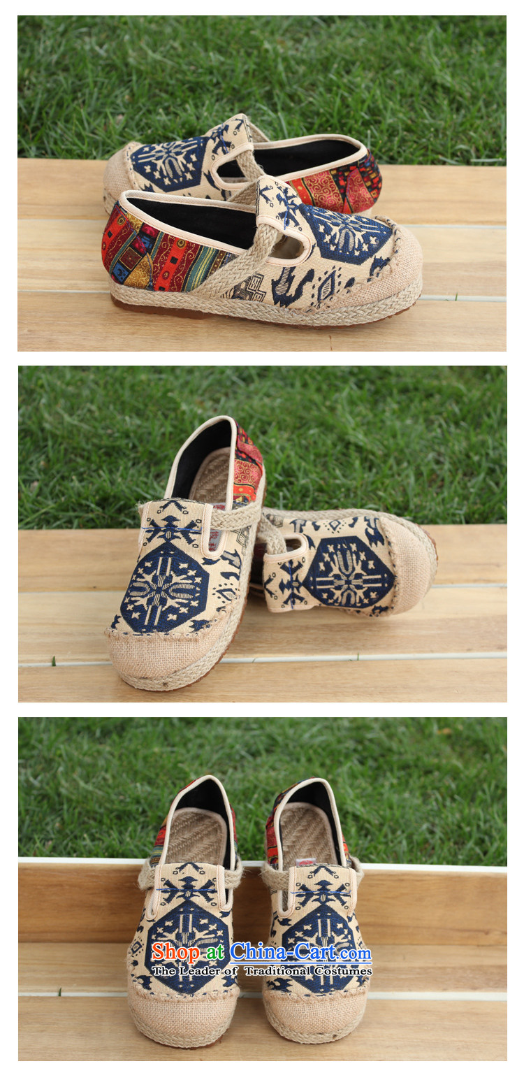 The old Beijing linen cotton linen cloth shoes women shoes leisure platform shoes Stylish retro embroidered shoes pattern cloth stitching canvas shoes female N-1 red 37 pictures, prices, brand platters! The elections are supplied in the national character of distribution, so action, buy now enjoy more preferential! As soon as possible.