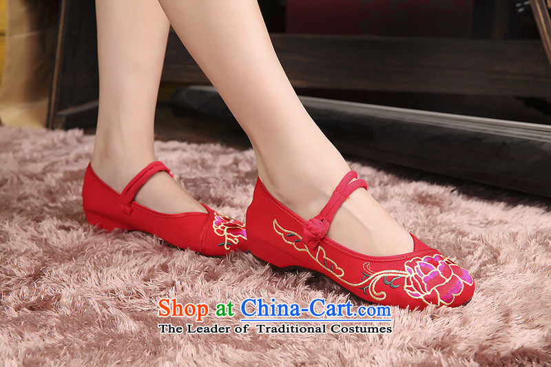 2015 Autumn and winter new stylish dance shoe is colorful and embroidered shoes old Beijing mesh upper end of beef tendon auspicious soft bottoms single shoe xhx green 38 pictures, prices, brand platters! The elections are supplied in the national character of distribution, so action, buy now enjoy more preferential! As soon as possible.