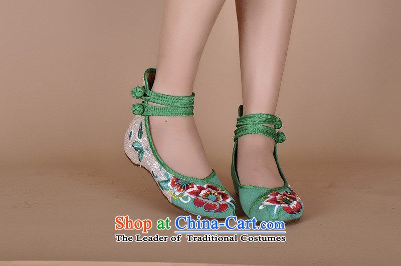 Hibiscus flower embroidery on new high 2015 help dual band old Beijing linen cloth shoes bottom casual women single Oxford shoes xhx red 36 pictures, prices, brand platters! The elections are supplied in the national character of distribution, so action, buy now enjoy more preferential! As soon as possible.