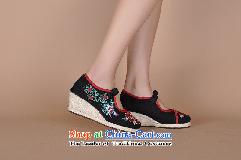 The autumn 2015 new slope with Bong-jo Mudan Beijing high-heel shoes embroidery is smart casual shoes xhx increased red 40 pictures, prices, brand platters! The elections are supplied in the national character of distribution, so action, buy now enjoy more preferential! As soon as possible.