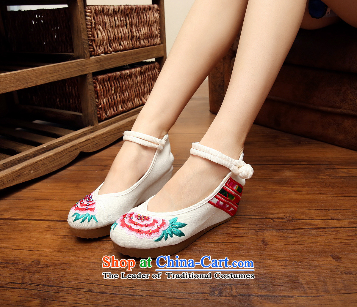 2015 New Dance Shoe Light women shoes bottom beef tendon ironing drill with higher female slope embroidered shoes, casual and comfortable single sock xhx white 40 pictures, prices, brand platters! The elections are supplied in the national character of distribution, so action, buy now enjoy more preferential! As soon as possible.