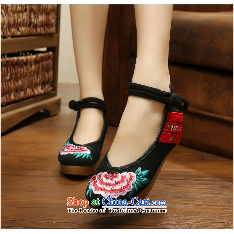 2015 New Dance Shoe Light women shoes bottom beef tendon ironing drill with higher female slope embroidered shoes, casual and comfortable single sock xhx white 40, Charles (CHANVENUEL) , , , shopping on the Internet