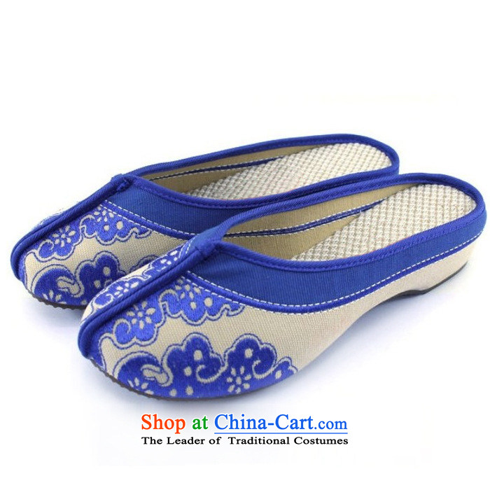 The autumn 2015 New shallow well the blue port mesh upper blue-embroidered shoes increased within the slope different from the old Beijing cloth slippers ethnic xhx red 37 pictures, prices, brand platters! The elections are supplied in the national character of distribution, so action, buy now enjoy more preferential! As soon as possible.
