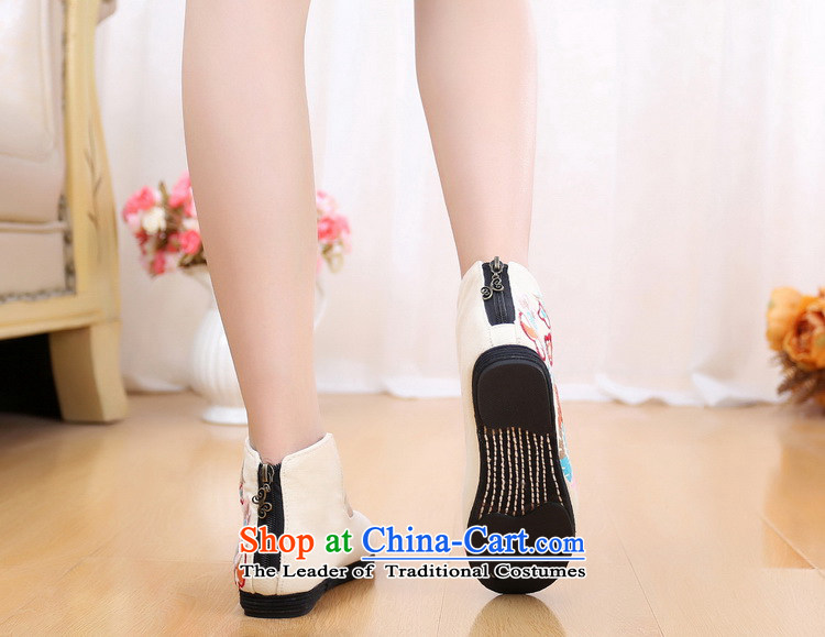 Bong-wearing the new order autumn Mudan shoes embroidered shoes zipper women shoes cowboy color picture 35, prices, brand platters! The elections are supplied in the national character of distribution, so action, buy now enjoy more preferential! As soon as possible.