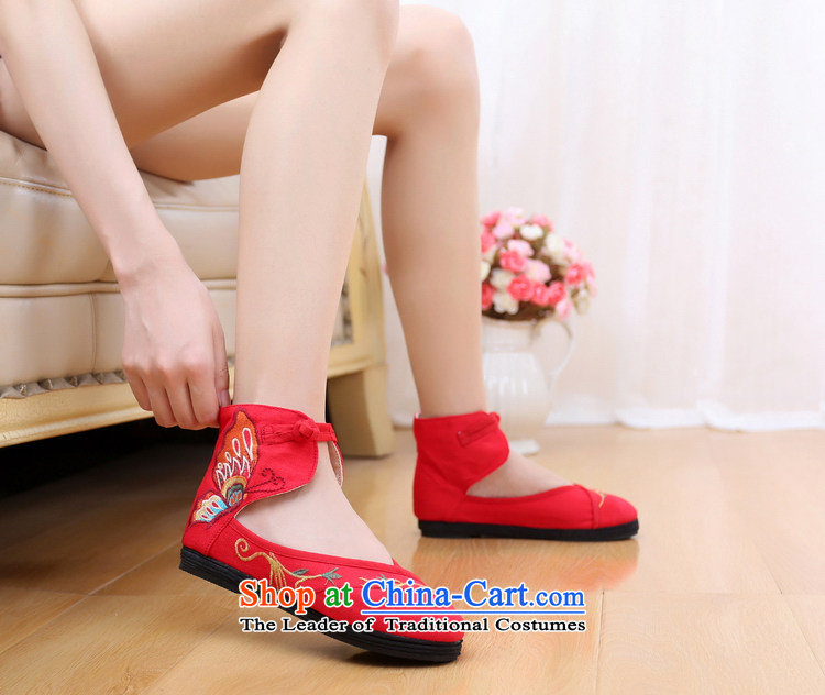 The autumn 2015 new old Beijing mesh upper Girls High help fine butterfly embroidered shoes bottom thousands of ethnic women shoes m White small tight select a large number of pictures, prices, brand platters! The elections are supplied in the national character of distribution, so action, buy now enjoy more preferential! As soon as possible.