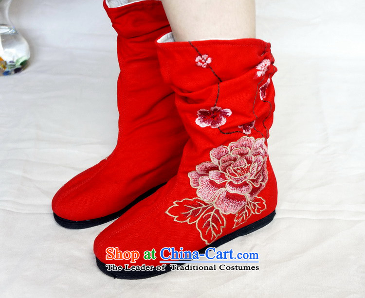 The autumn 2015 new boot children increased within Martin sleeve embroidery old Beijing mesh upper ethnic wine red 36 pictures, prices, brand platters! The elections are supplied in the national character of distribution, so action, buy now enjoy more preferential! As soon as possible.