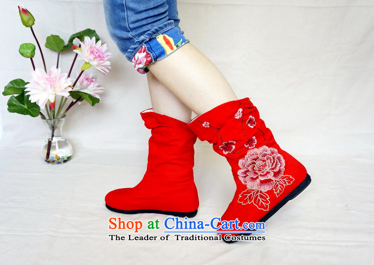 The autumn 2015 new boot children increased within Martin sleeve embroidery old Beijing mesh upper ethnic wine red 36 pictures, prices, brand platters! The elections are supplied in the national character of distribution, so action, buy now enjoy more preferential! As soon as possible.