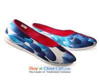 The traditional women's shoes l shoes bottom thousands-gon manually-gon Chin's feather 8611A series on tabs on the blue 38 pictures), prices, brand platters! The elections are supplied in the national character of distribution, so action, buy now enjoy more preferential! As soon as possible.