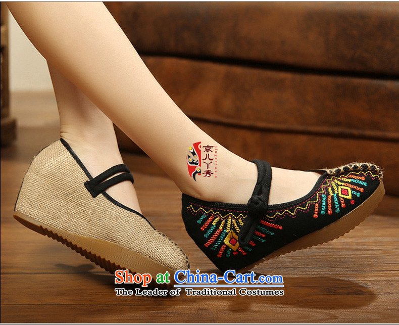 Sepia linen new autumn 2015 National wind of Old Beijing women shoes increased within mesh upper with embroidered shoes female-slotted hasp mesh upper red 40 pictures, prices, brand platters! The elections are supplied in the national character of distribution, so action, buy now enjoy more preferential! As soon as possible.