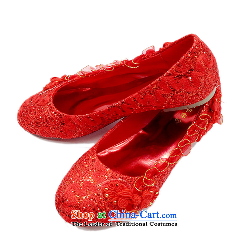 Is small and the single shoe flat bottom mesh upper girl shoe points with soft, comfortable shoes CXY01 marriage CXY04 red 39, is small-mi (LOVELY BEAUTY , , , shopping on the Internet