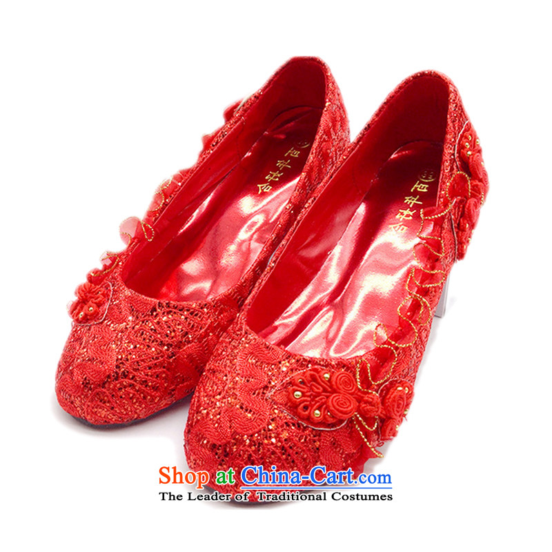 Is small and the single shoe flat bottom mesh upper girl shoe points with soft, comfortable shoes CXY01 marriage CXY04 red 39, is small-mi (LOVELY BEAUTY , , , shopping on the Internet