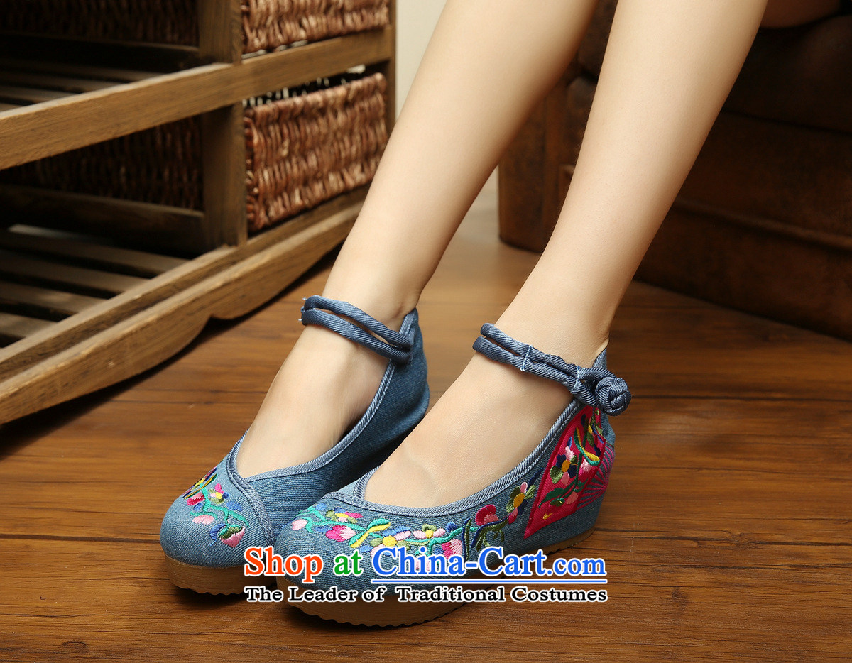 Step-by-step approach of spring and autumn 2015 new old Beijing mesh upper with slope women shoes embroidered shoes of ethnic women with higher within the slope mesh upper womens single shoe black hibiscus flower 37 pictures, prices, brand platters! The elections are supplied in the national character of distribution, so action, buy now enjoy more preferential! As soon as possible.