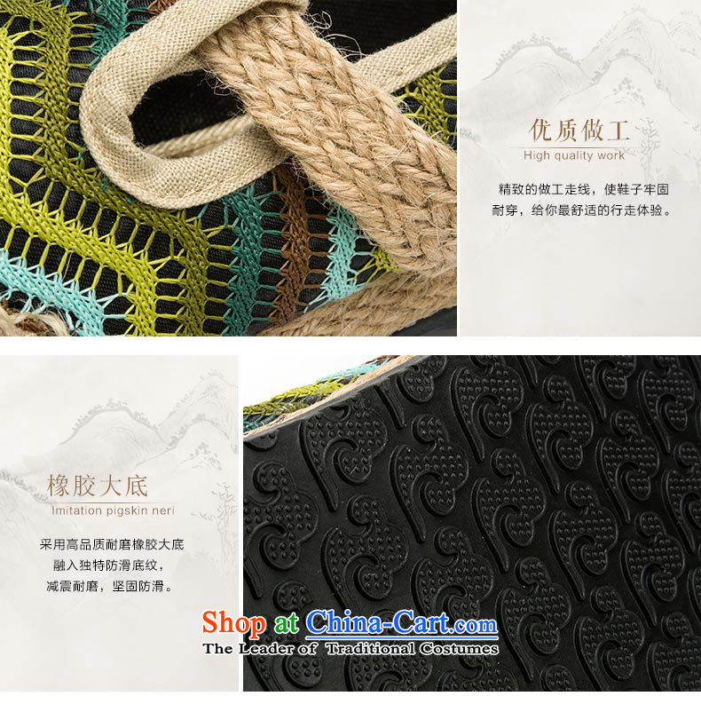 Thailand embroidered ethnic hand-foot pension embroidery linen straw Dance Arts Sum Tang date of female strap shoes green 39 pictures, prices, brand platters! The elections are supplied in the national character of distribution, so action, buy now enjoy more preferential! As soon as possible.