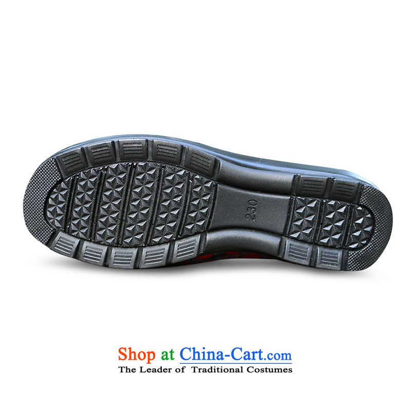 Yan Ching winter new old Beijing in older warm cotton shoes mother shoe grandma cotton shoes anti-slip filial elderly shoes ankle shoes W106 red 37, Yan Ching (XQ) , , , shopping on the Internet