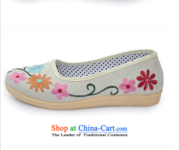 2015 Leisure ethnic embroidered linen-soft bottoms womens single shoe fall new women's shoe embroidered shoes LZJ044YZ mesh upper m Yellow 37 pictures, prices, brand platters! The elections are supplied in the national character of distribution, so action, buy now enjoy more preferential! As soon as possible.