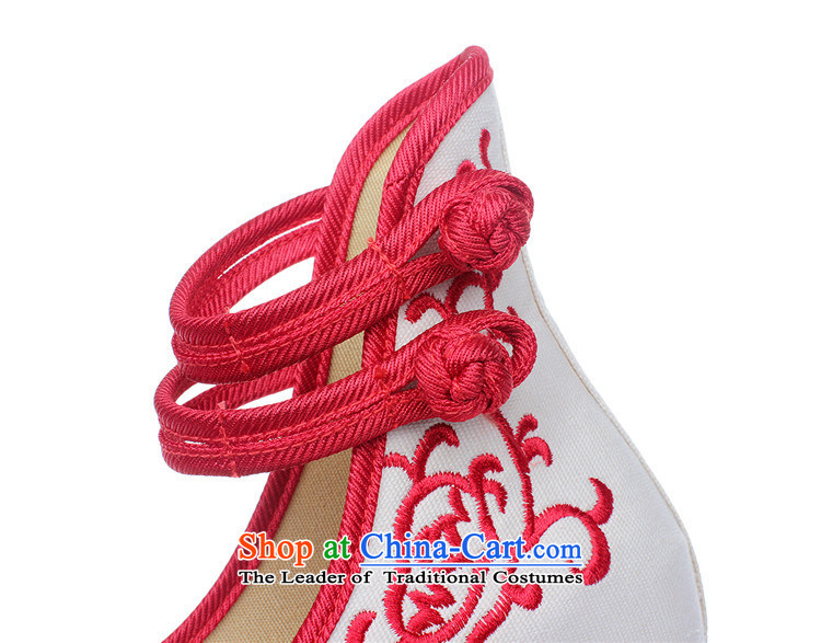 The autumn 2015 new women's shoe embroidered shoes mesh upper retro blue ethnic embroidered shoes LZJ041YZ increased within the Red 41 pictures, prices, brand platters! The elections are supplied in the national character of distribution, so action, buy now enjoy more preferential! As soon as possible.