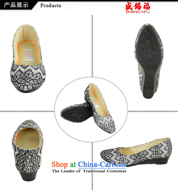 Sheng-fu autumn new Wild, single shoe old Beijing mesh upper with lace side Ms. embroidered shoes red 38 pictures, prices, brand platters! The elections are supplied in the national character of distribution, so action, buy now enjoy more preferential! As soon as possible.