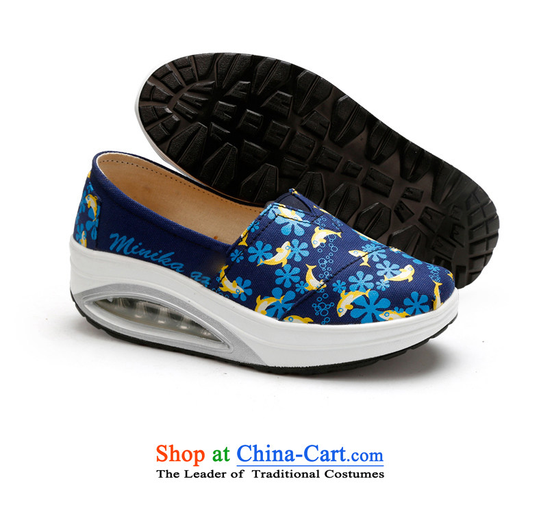 Eexx counters new sports and leisure canvas shoe Yao Yiu-pin women shoes increased yoyos shoes 8935 dark blue 37 pictures, prices, brand platters! The elections are supplied in the national character of distribution, so action, buy now enjoy more preferential! As soon as possible.