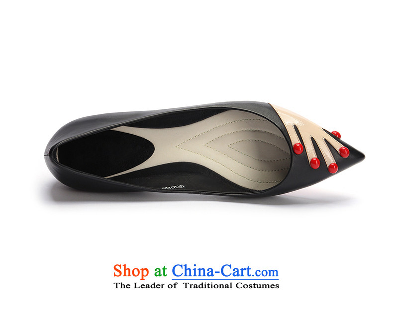 Genuine YGK counters in summer and autumn 2015 new point color flat bottom click Spell women with low rise of women shoes 5028 Black 38 pictures, prices, brand platters! The elections are supplied in the national character of distribution, so action, buy now enjoy more preferential! As soon as possible.