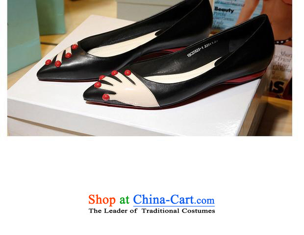 Genuine YGK counters in summer and autumn 2015 new point color flat bottom click Spell women with low rise of women shoes 5028 Black 38 pictures, prices, brand platters! The elections are supplied in the national character of distribution, so action, buy now enjoy more preferential! As soon as possible.
