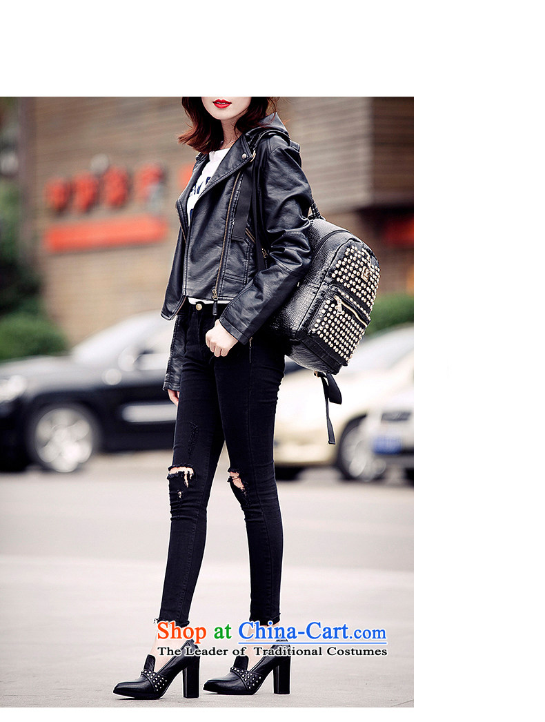 Counters genuine YGK stylish deep single 2015 toe layer cowhide with high-heel points rough water drilling women shoes 9538 Black 36 pictures, prices, brand platters! The elections are supplied in the national character of distribution, so action, buy now enjoy more preferential! As soon as possible.