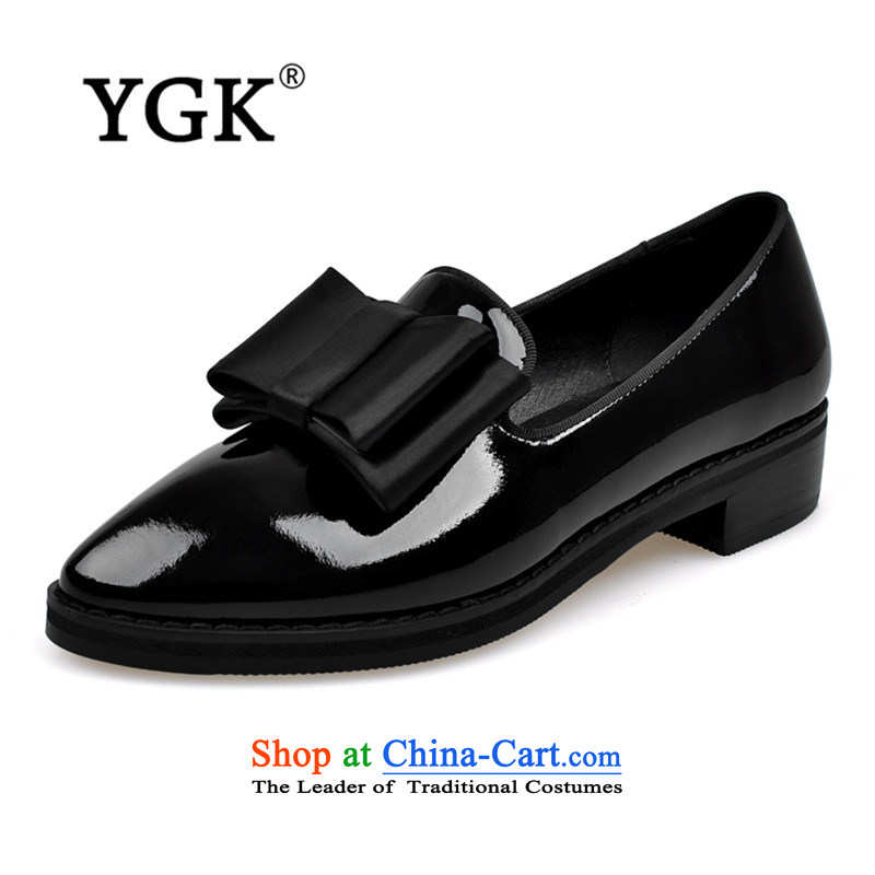 Ygk counters genuine autumn new stylish casual American Bow Tie Shoe flat bottom points click Light Women 1968 White 36,YGK,,, shopping on the Internet