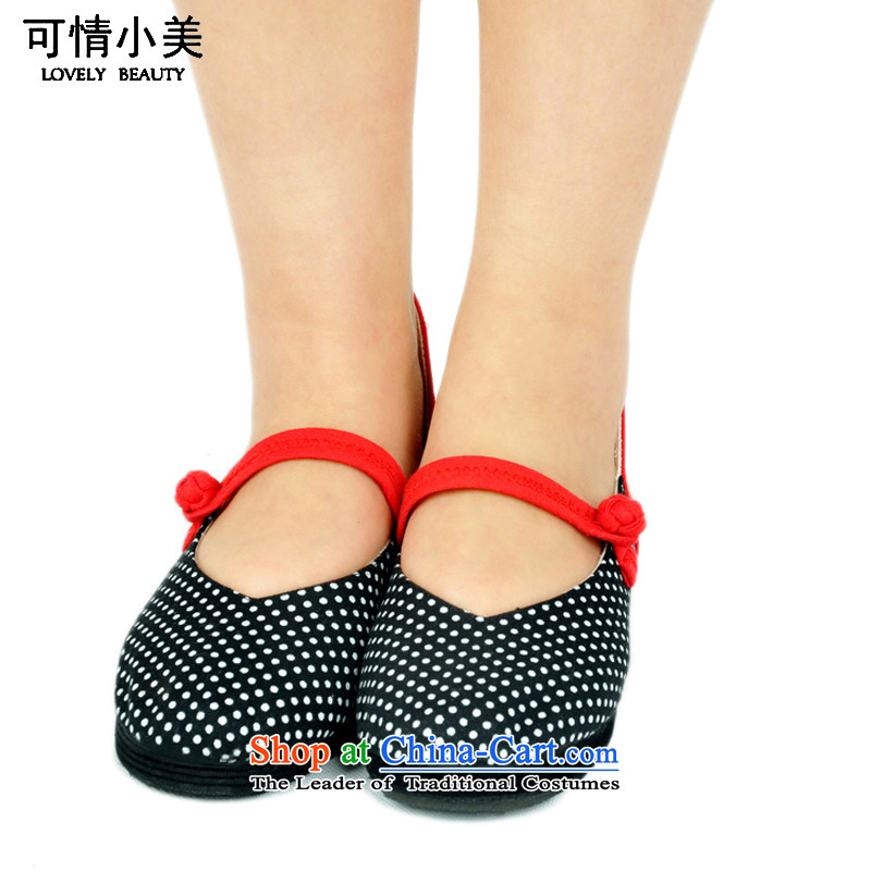 Is small and the old Beijing national turmoil point embroidery mesh upper slotted detained women shoes ZCA010 red 39, is small-mi (LOVELY BEAUTY , , , shopping on the Internet