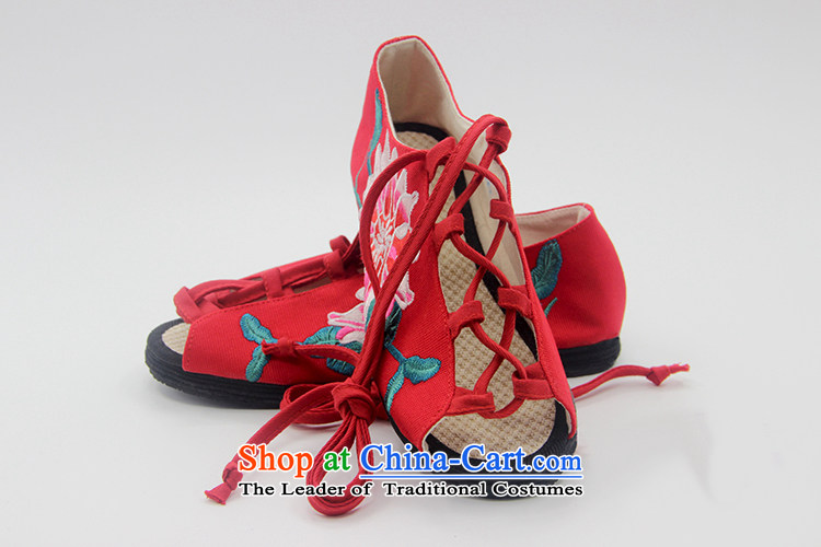 Is small and the old Beijing mesh upper ethnic embroidered with thousands of sandals ZCA015 bottom red 37 pictures, prices, brand platters! The elections are supplied in the national character of distribution, so action, buy now enjoy more preferential! As soon as possible.