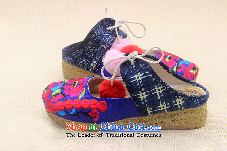 Is small and the ethnic embroidered slippers ZCA666 female header blue 38 pictures, prices, brand platters! The elections are supplied in the national character of distribution, so action, buy now enjoy more preferential! As soon as possible.