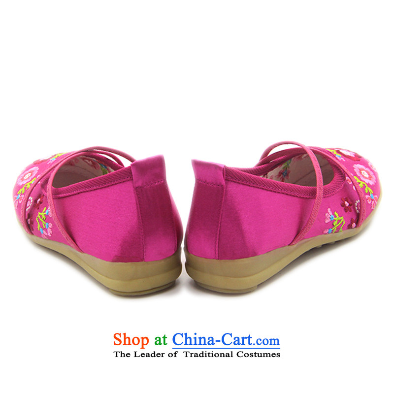 Is small and the children's dance of ethnic fabric shoes beef tendon ZCA201 Peach red 18, is small-mi (LOVELY BEAUTY , , , shopping on the Internet